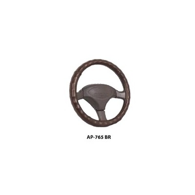 Оплетка на руль Genuine Leather, черная ребристая кожа AP-765 2010 г инфо 400h.