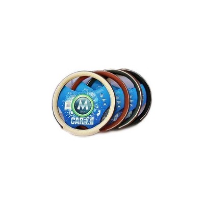 Оплетка на руль CAREX, комбинированная с хромированным кольцом EX-009 2010 г инфо 407h.